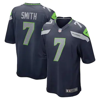 mens nike geno smith college navy seattle seahawks game jer